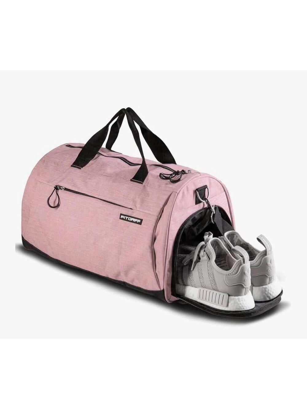 Fitgriff Gym Bag with Shoe and Wet Compartment, Duffle Bag for Travel and Sports